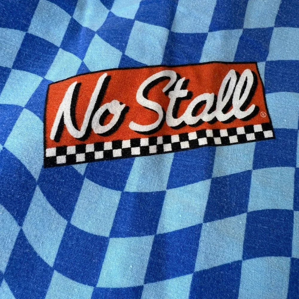 Disney Pixar Cars Lightning McQueen Mater Blue Checker Bed Sheet Set Kids twin
